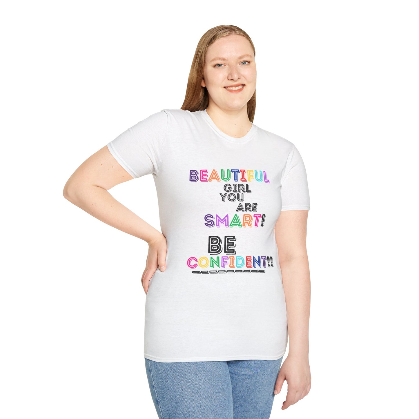 Beautiful Girl Adult T-Shirt Light