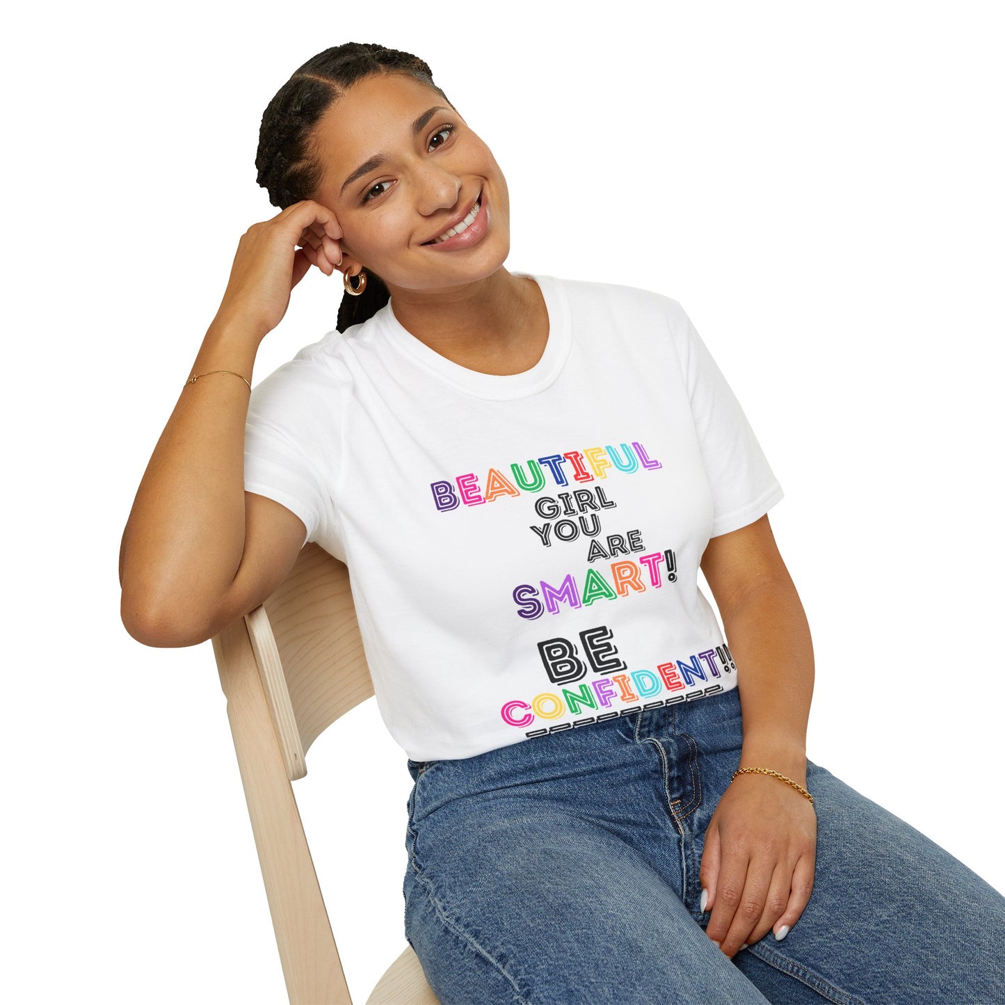 Beautiful Girl Adult T-Shirt Light